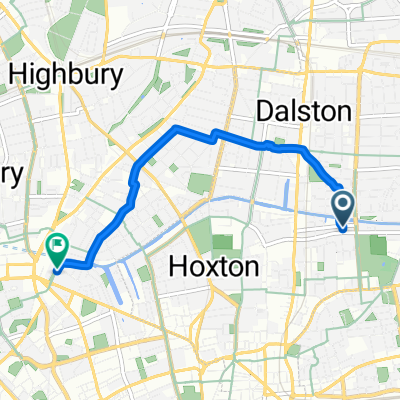 Thurtle Road, London to Owen Street, London
