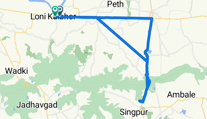 ​Pune - Pandharpur Road to Solapur - Pune Highway