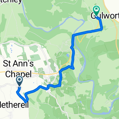 Valley Lodges to A390