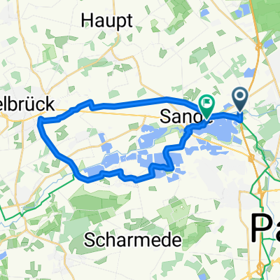 Route in Paderborn