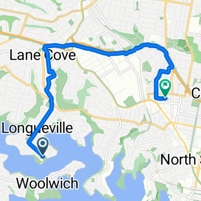 Stuart St, Longueville to Willoughby Rd, Crows Nest