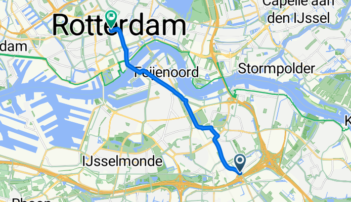 IJsselmondse Randweg to Delftseplein