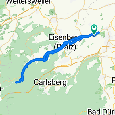 Leininger Pfad, Mertesheim nach Leininger Pfad, Mertesheim