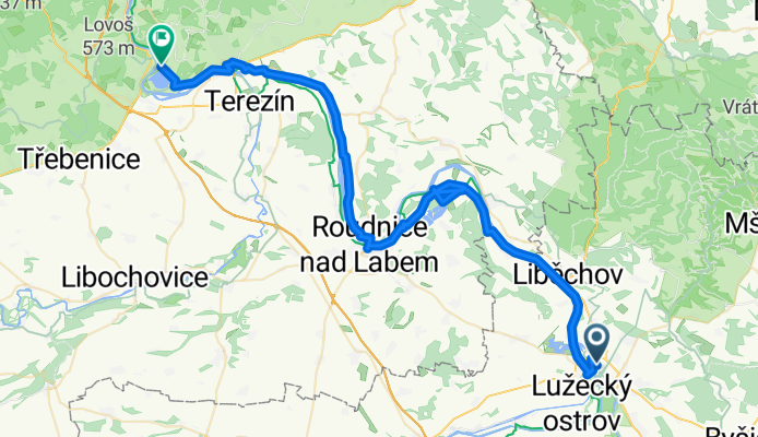 Mělník - Lobositz