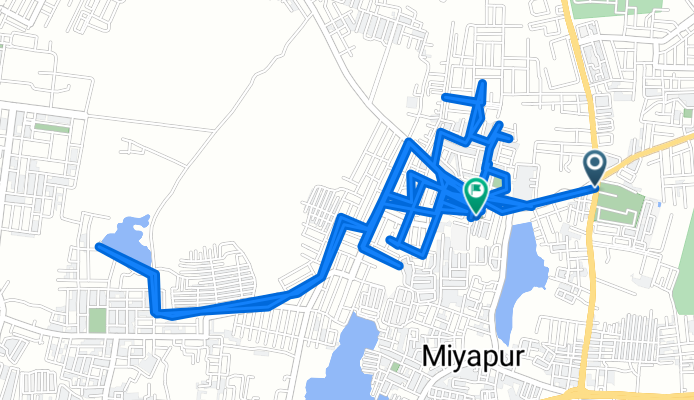 C-BLOCK to Main Road