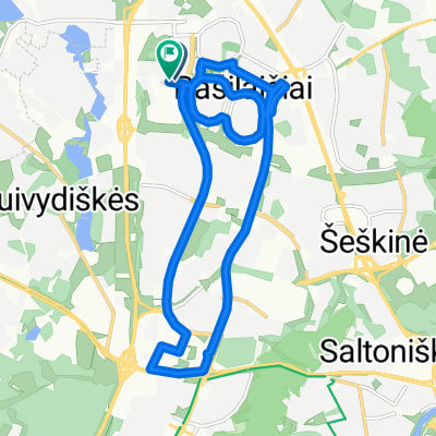 От Virbeliškių gatvė до Justiniškių gatvė