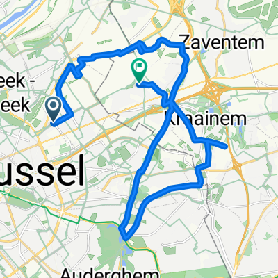 Rue de Genève, Evere à Tiendeschuurveld, Zaventem