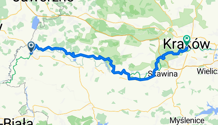 Legionów, Oświęcim nach Franciszkańska, Krakau