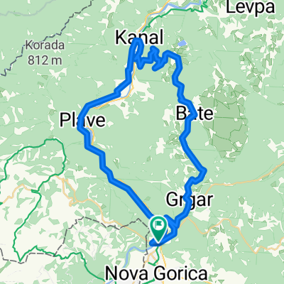 Solkan-Kanal-Kanalski vrh-Grgar-Kanal