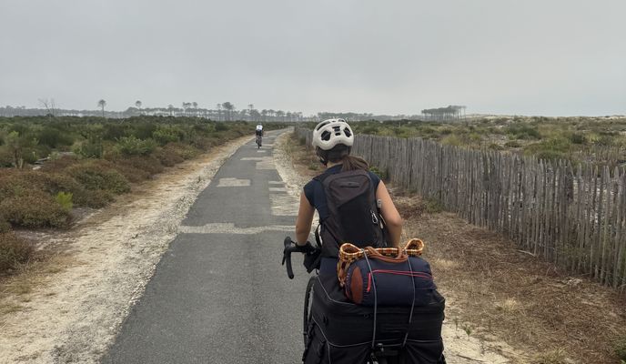 Photo 2 of the Bikemap route "Résidence Arcachon Marine, La Teste-de-Buch a Eurovélo 1 - Atlantique Coast Route, La Teste-de-Buch"