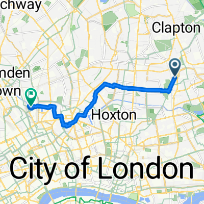 Sylvester Path, London to Stable Street, London