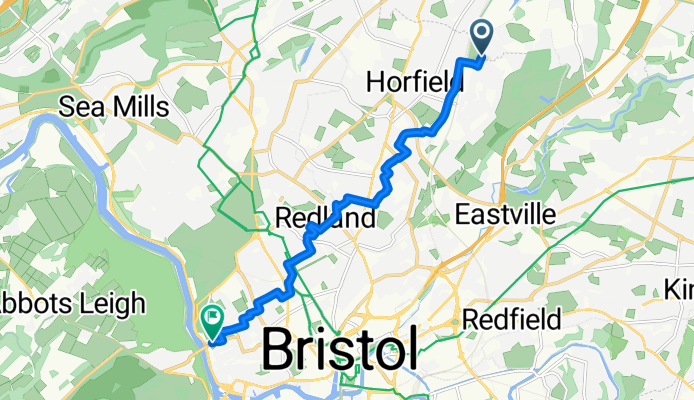 Shubb Leaze, Bristol to Clifton Suspension Bridge, Bristol