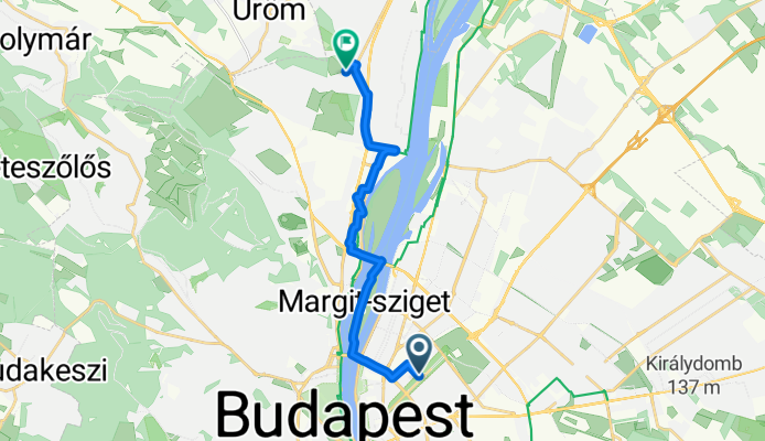 Ride to Csillaghegy Strand