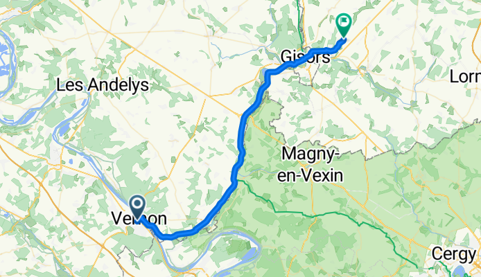 From Vernon to Énencourt-Léage