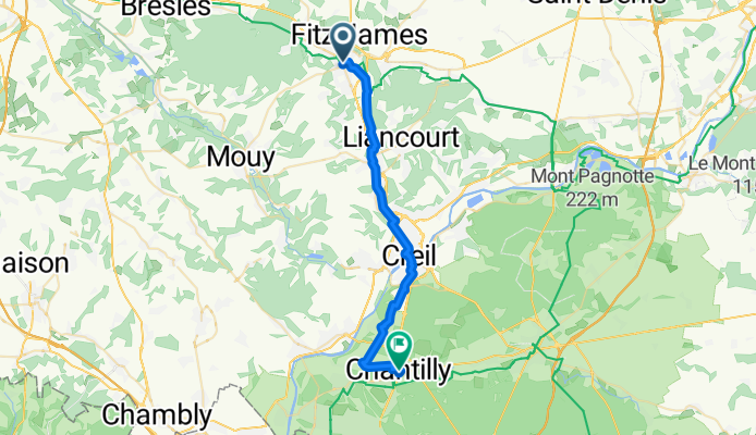 From Clermont to Chantilly