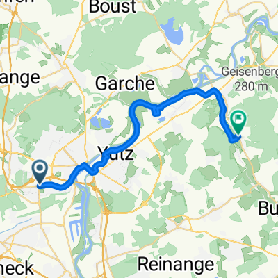 Rue le Kem, Terville à Rue de la Carrière, Kœnigsmacker