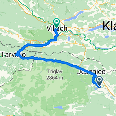 Prešernova cesta, Bled to Bahnhofplatz, Villach