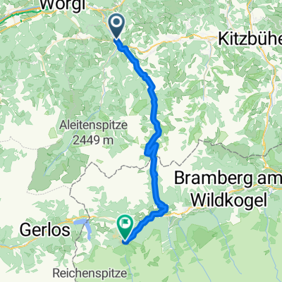 Von Hopfgarten bis Krimml