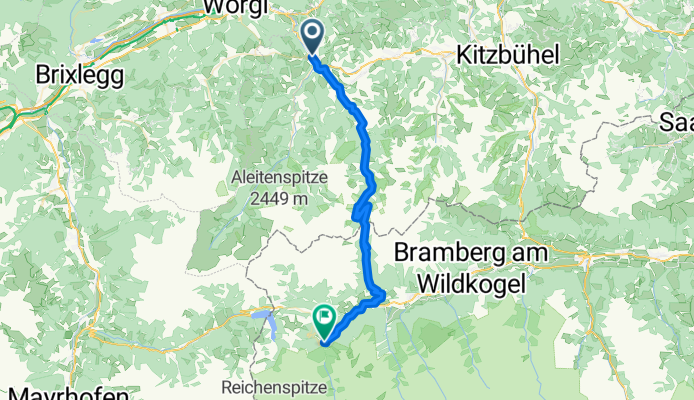 Von Hopfgarten bis Krimml