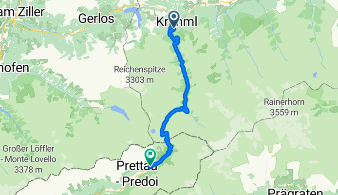 Krimml bis Prettau