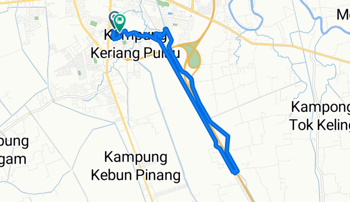 Jalan Budiman 6, Alor Setar to Jalan Budiman 6, Alor Setar