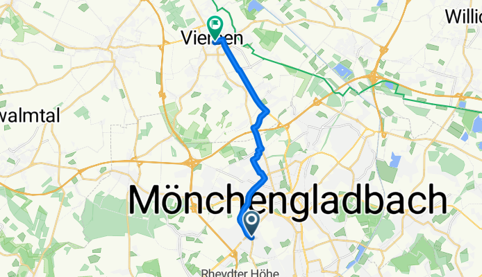 Von Mönchengladbach bis Viersen