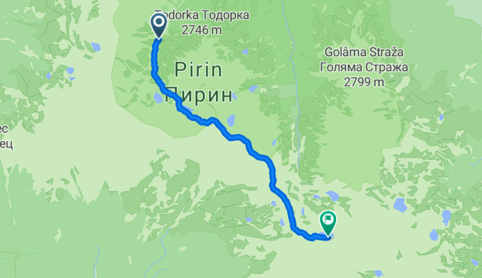 Ден 6 - (алтернативна) - х. Вихрен - Бъндеришки езера - Чайрски езера - Тевно езеро