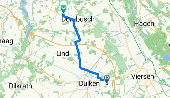 Heesstraße, Viersen nach Bocholt, Nettetal