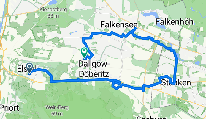 Unter den Kiefern nach Triftstraße