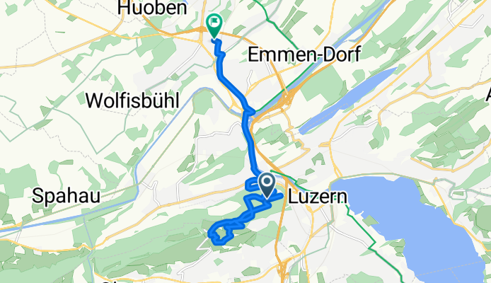 Via Jacobi, Luzern nach Grudligweg, Emmenbrücke