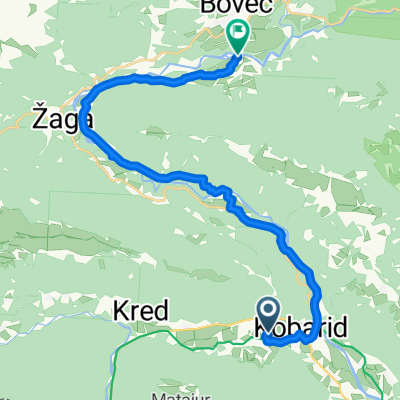 Svino, Kobarid to Daljinska pohodniška pot Juliana Trail, Bovec