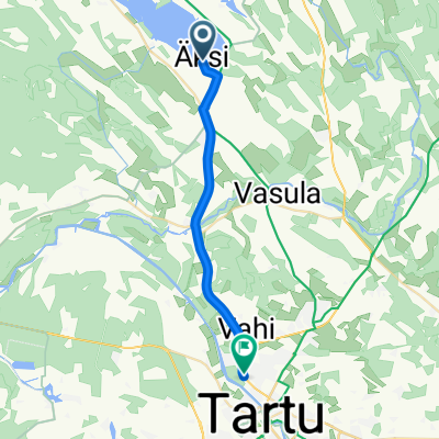 Saadjärve, Äksi to Kvissentali, Tartu