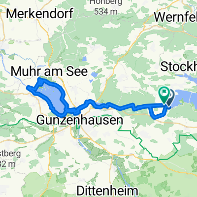 Pfofeld nach Seestraße, Pfofeld