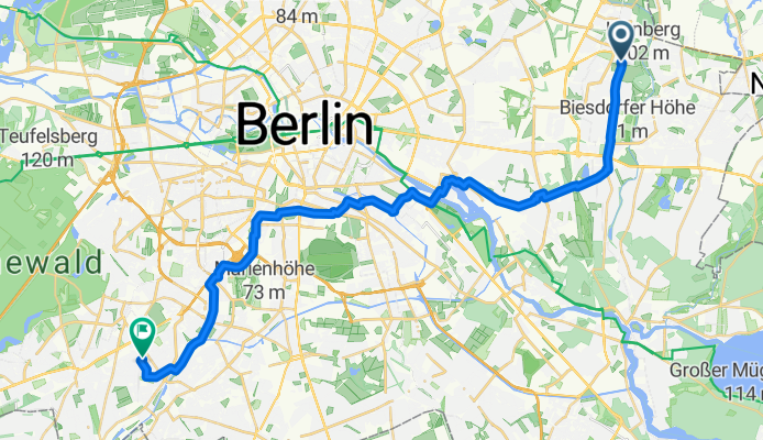 Blumberger Damm nach Ringstraße