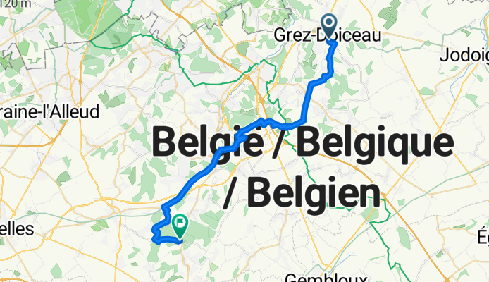 De Chaussée de Jodoigne à Rue de l'Abbaye