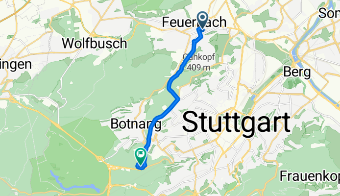 Route zu Birkenkopf