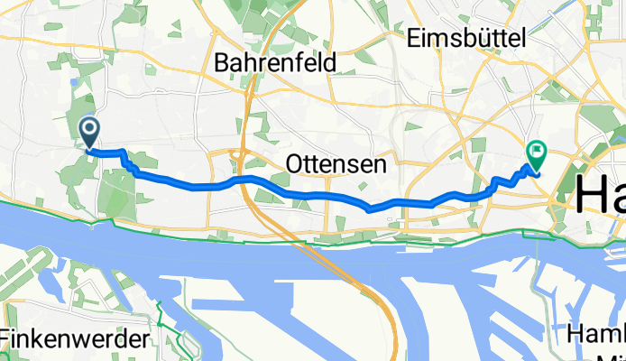 Jürgensallee, Hamburg nach Heiligengeistfeld, Hamburg