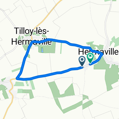 Rue du Chemin de Lattre Saint-Quentin, Hermaville à Rue du Chemin de Lattre Saint-Quentin, Hermaville
