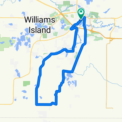 S Main St, Waupaca to S Main St, Waupaca