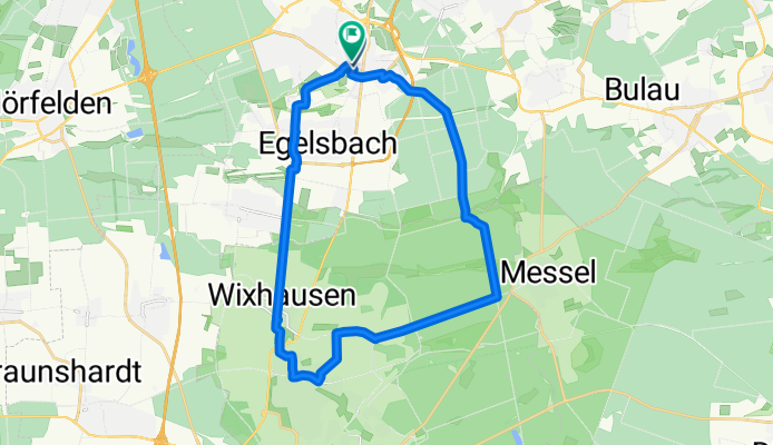 26km-Ost-1-1-Route in Langen