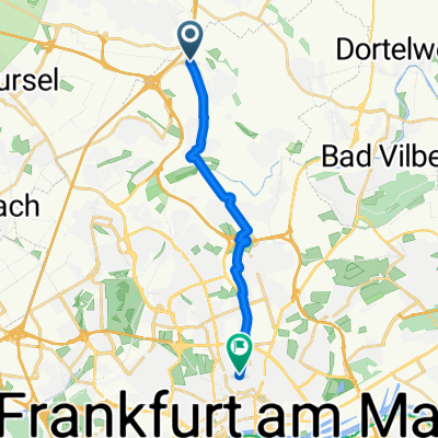 Anna-Lindh-Allee, Frankfurt am Main nach Oeder Weg, Frankfurt am Main