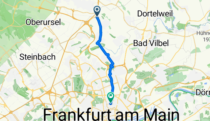 Anna-Lindh-Allee, Frankfurt am Main nach Oeder Weg, Frankfurt am Main