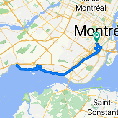 Boul Dorchester O, Westmount to Boul Dorchester O, Westmount