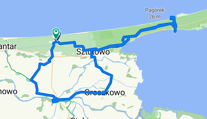 Morska, Stegna nach Morska, Stegna