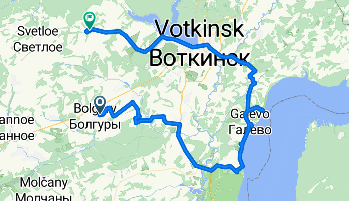 От Неизвестная Дорога до улица Труда