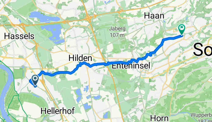 Am Auwald nach Devarannestraße 5A