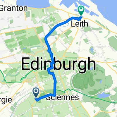 Leamington Terrace, Edinburgh to Ocean Drive, Edinburgh