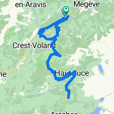 From Praz-sur-Arly to Beaufort