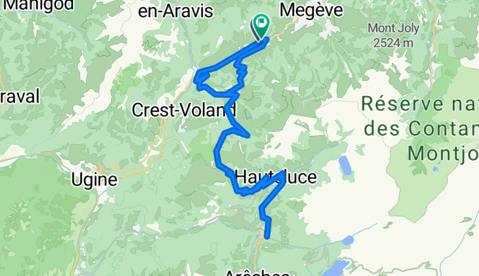 From Praz-sur-Arly to Beaufort