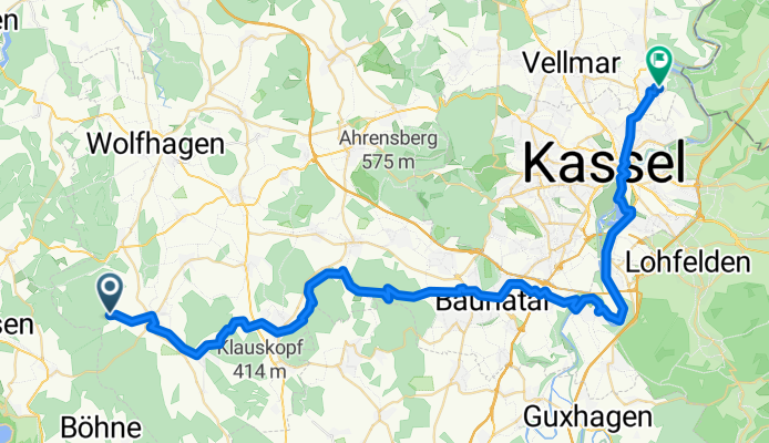 Café Hasenacker nach Kassel